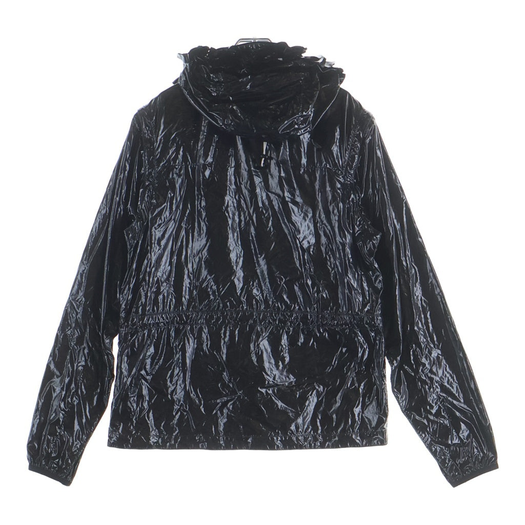 MASU(エムエーエスユー) 23SS DANCING ANORAK MMSS-BL0523 ダンシングアノラック ジップアップ ナイロン フーディパーカー ブラック