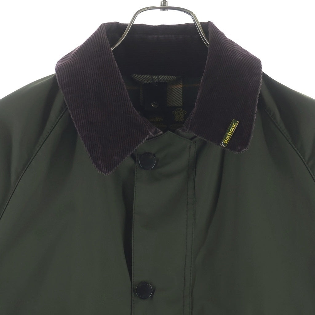 Barbour バブアー 16AW コーデュロイカラー 裏地チェック ピンズ付き ノンオイル ジャケット カーキ 1602278 Barbour(バブアー) 16AW コーデュロイカラー 裏地チェック ピンズ付き