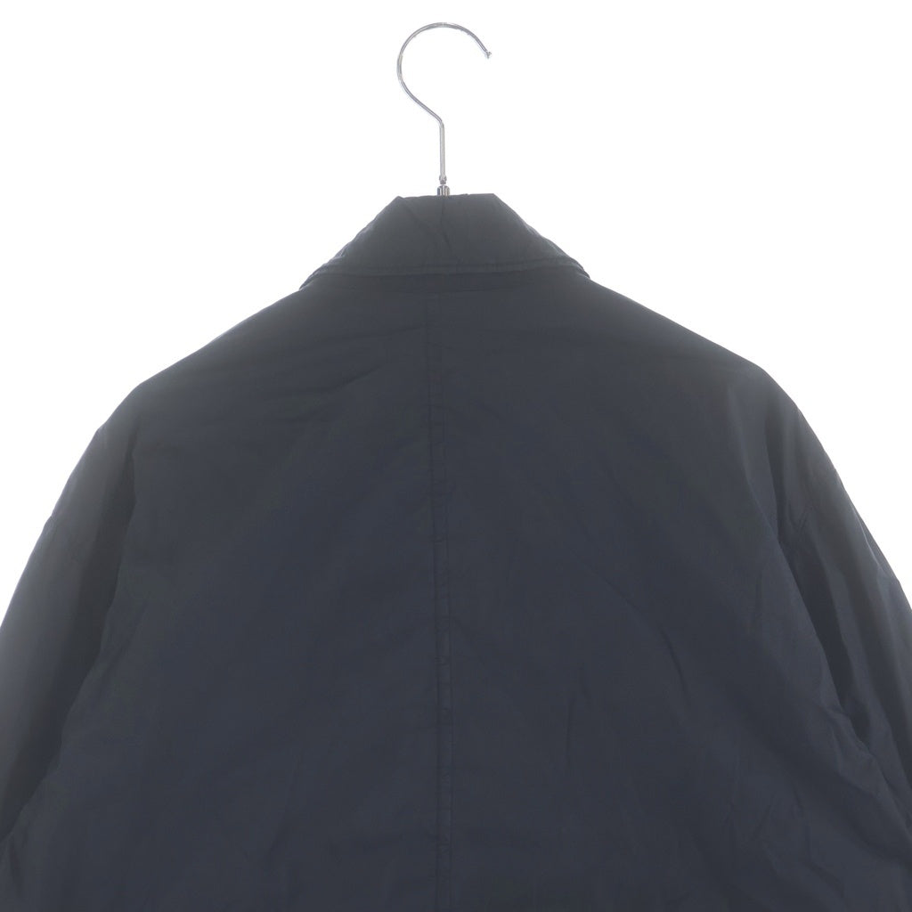 STONE ISLAND(ストーンアイランド) 20AW GARMENT DYED CRINKLE RE ガーメントダイ ジップアップ ナイロンジャケット ブラック 731510123
