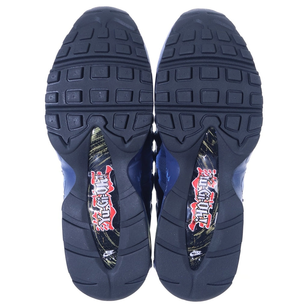 NIKE(ナイキ) ×Yu-Gi-Oh! AIR MUSCLE 95 QS YGO 遊戯王 エアマックス95 ローカットスニーカー ブルー US10.5/28.5cm II7404-400