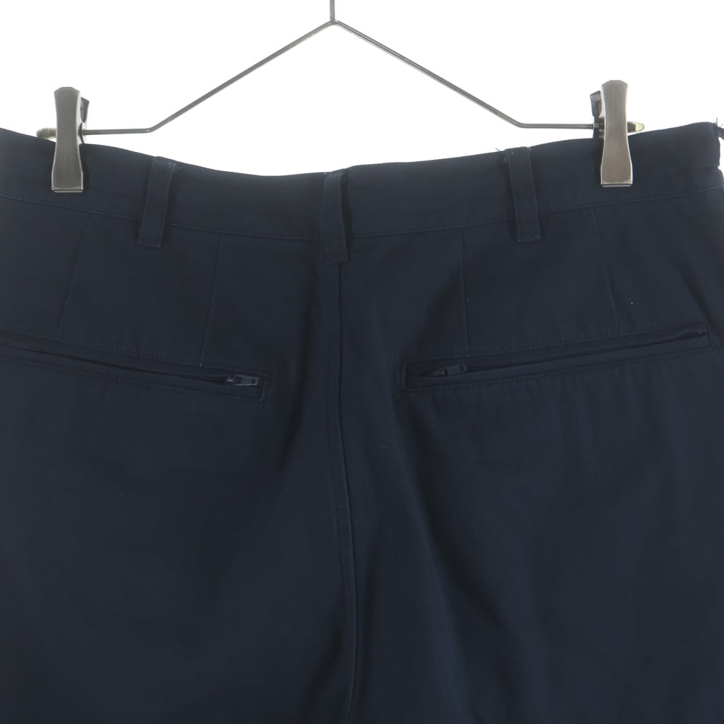 BROCHURE(ブロシュアー) 1P CHINO 211-02 ジップフライ チノパンツ ネイビー