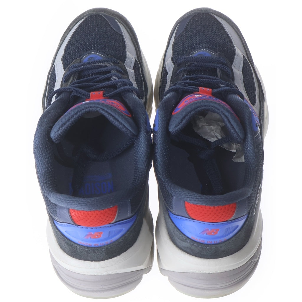 New Balance(ニューバランス) × KITH U990KR6 メッシュ ローカットスニーカー シューズ ネイビー US8/26.0cm