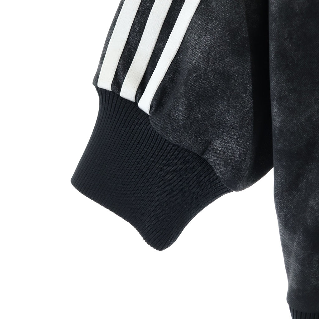adidas(アディダス) プレミアム オーバーサイズ SST リュクス トラックトップ ジップアップ トラックジャケット ブラック IY8054