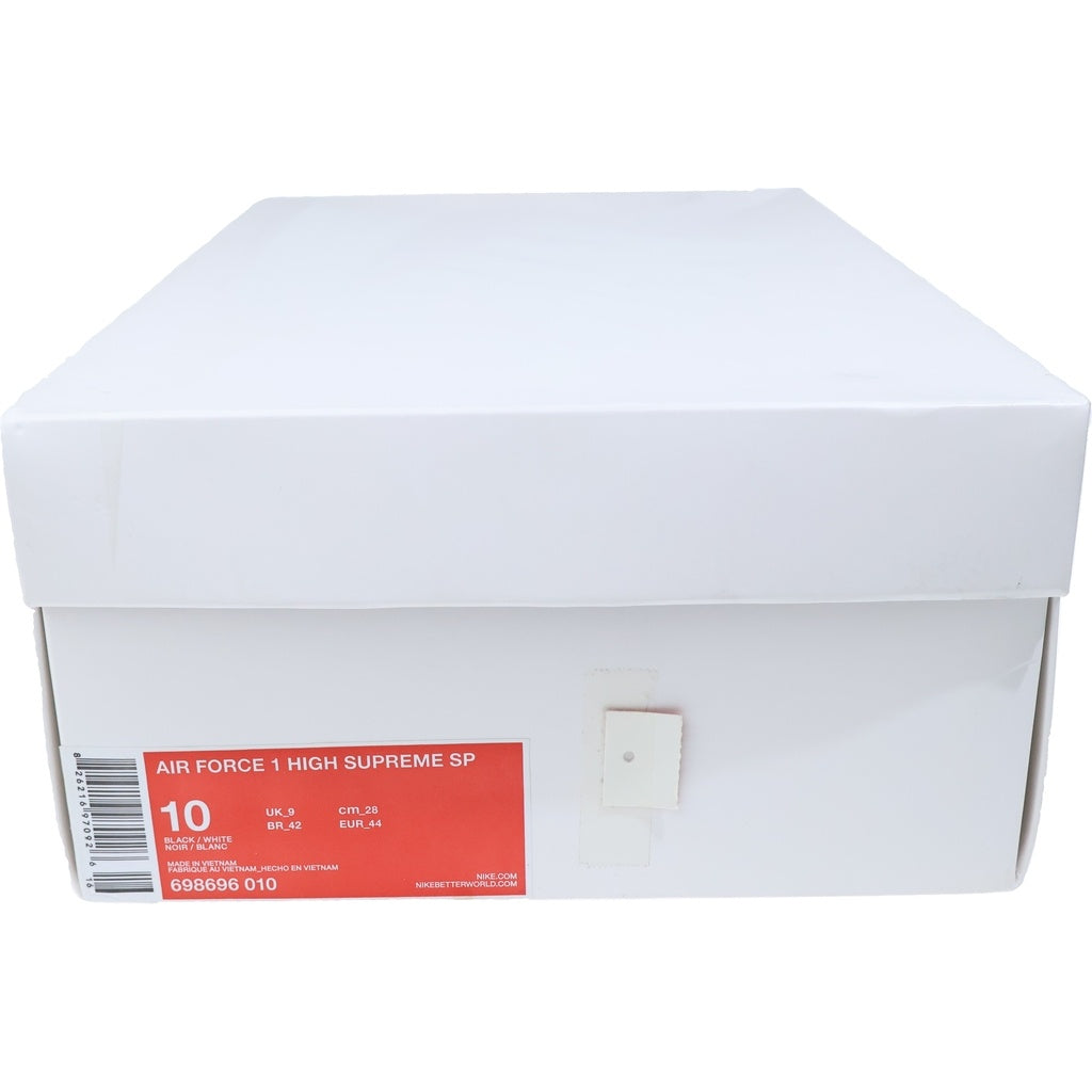 NIKE(ナイキ) 【観賞用 2014年製】 14AW ×SUPREME AIR FORCE 1 HIGH SUPREME SPECIA シュプリーム エアフォース1 シュプリーム ハイカット スニーカー US10/28cm 698696-010