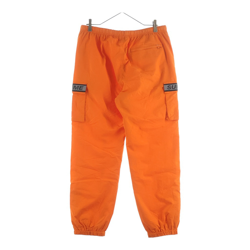 SUPREME(シュプリーム) 18SS Reflective Taping Cargo Pant リフレクティブ テーピング ナイロン カーゴパンツ オレンジ