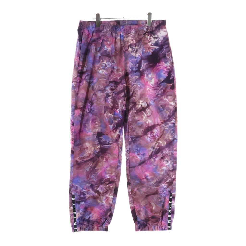 SUPREME(シュプリーム) 22SS Multicolor Warm Up Pant 総柄 マルチカラー ウォームアップ ナイロンパンツ パープル