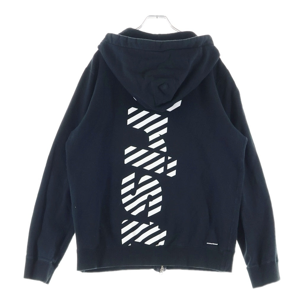 F.C.R.B./F.C.Real Bristol/FCRB(エフシーアールビー/エフシーレアルブリストル) 17AW BIG LOGO ZIP UP HOODY ビックロゴ フーディー ジップアップパーカー ブラック FCRB-178061