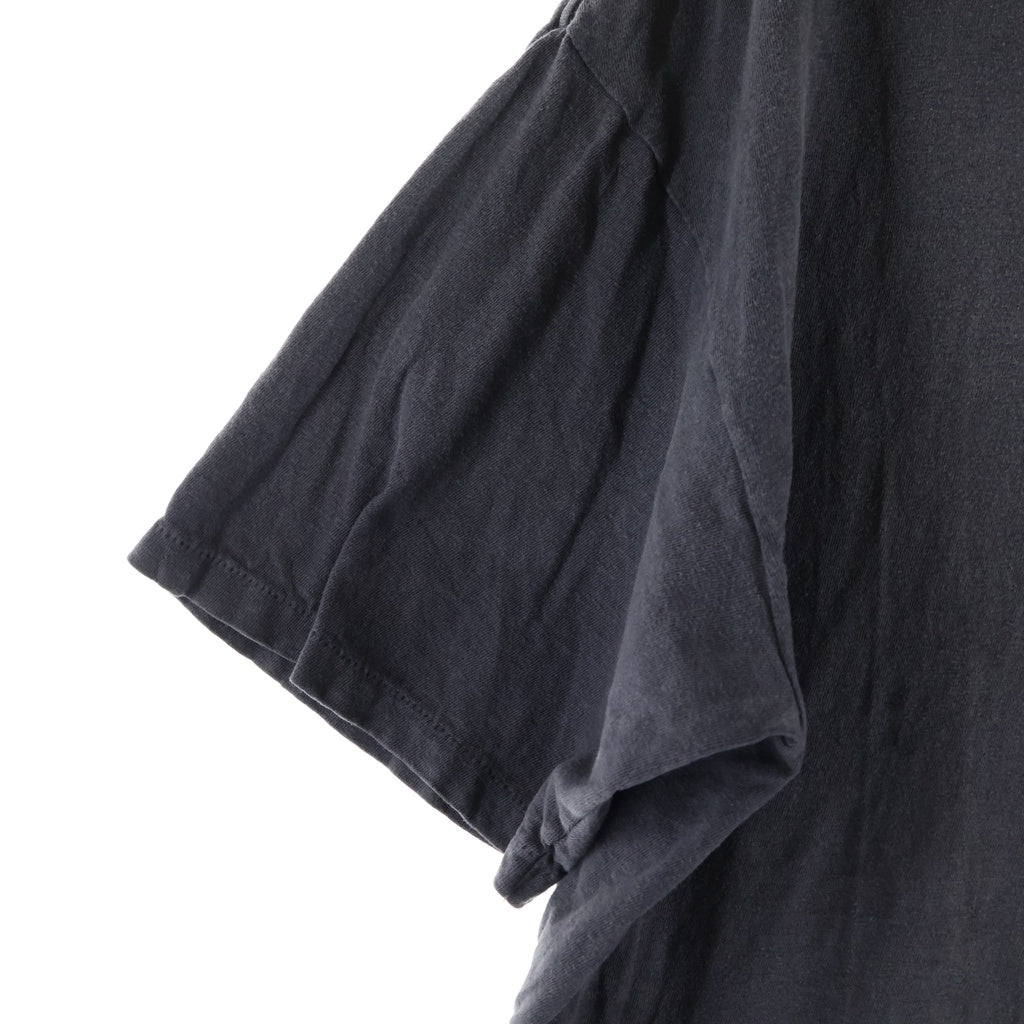 READY MADE(レディメイド) 24SS POCKET T-SHIRT フロントプリント ポケット半袖Tシャツ カットソー ブラック RE-CO-BK-00-00-278