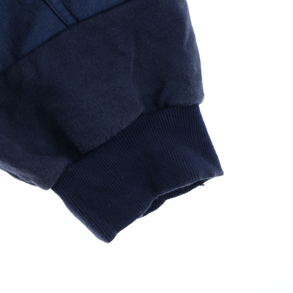 PROJECT G/R(プロジェクトジーアール) RECONSTRUCTED FOLED ZIP HOODIE リコンストラクテッド フォルデッド ジップフーディパーカー ネイビー