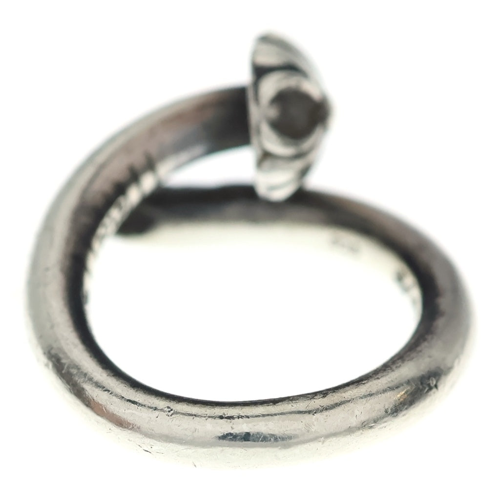 CHROME HEARTS(クロムハーツ) NAIL CRSBALL ネイル クロスボール リング シルバー BCA349