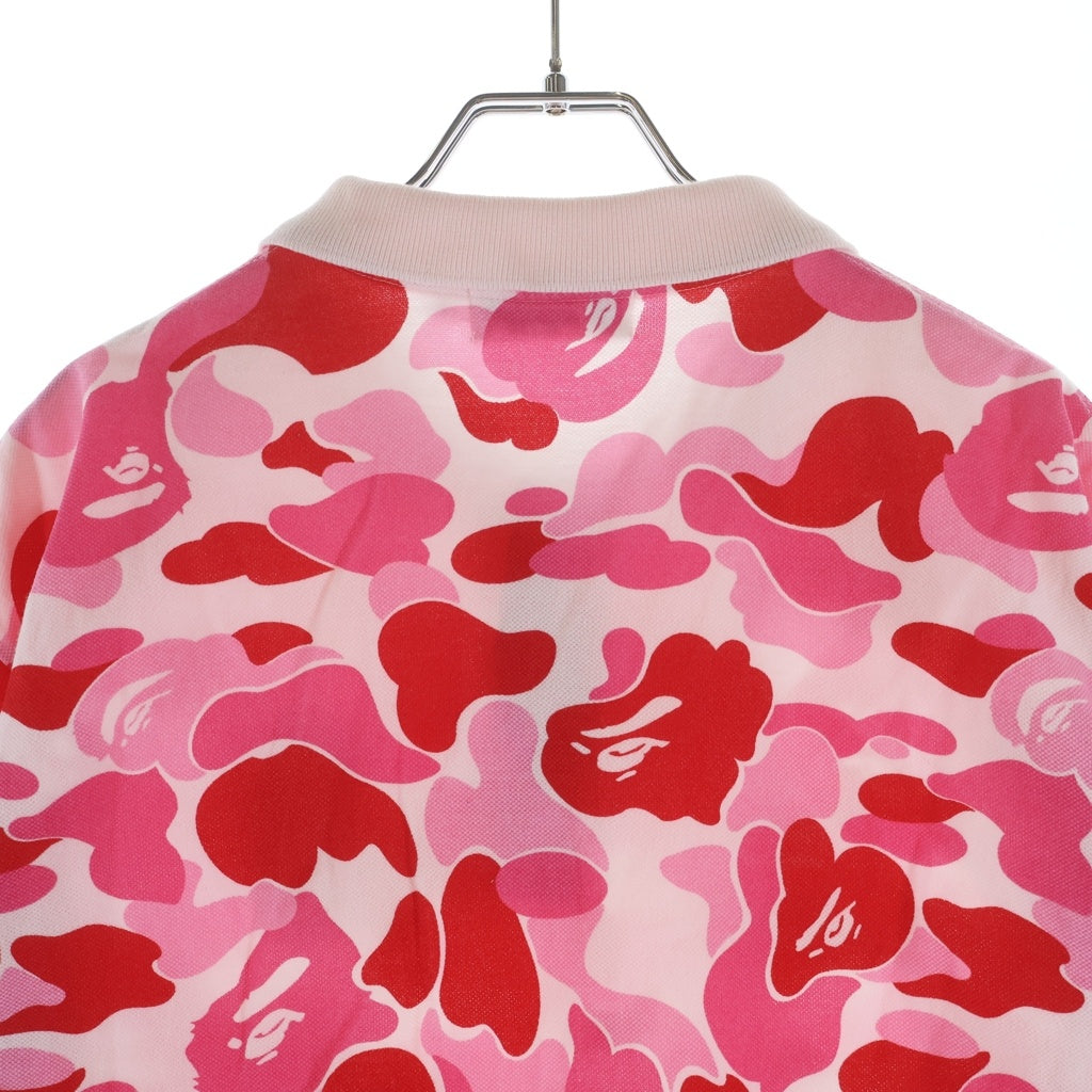 A BATHING APE(アベイシングエイプ) ABC CAMO LARGE APE HEAD POLO