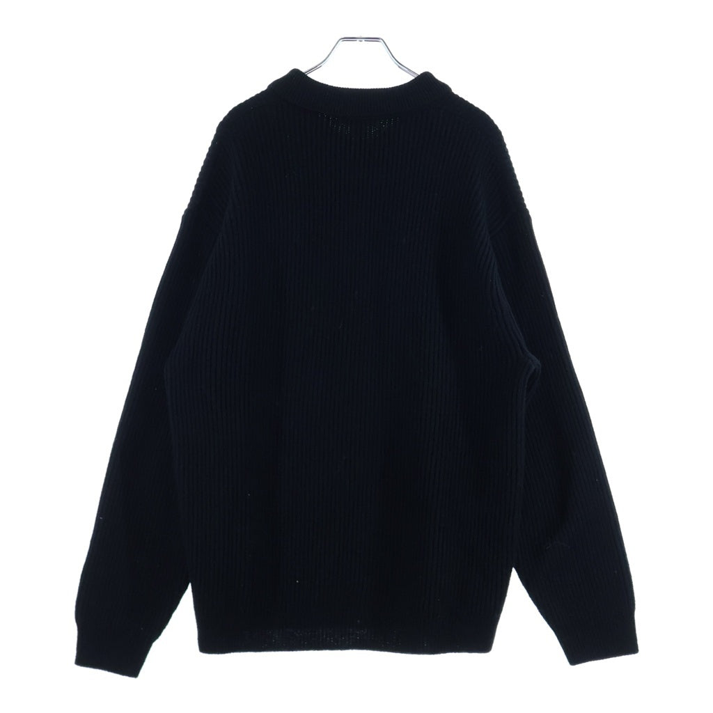 SUPREME(シュプリーム) 25AW Small Box Logo Polo Sweater スモールボックスロゴ ポロニット セーター ブラック