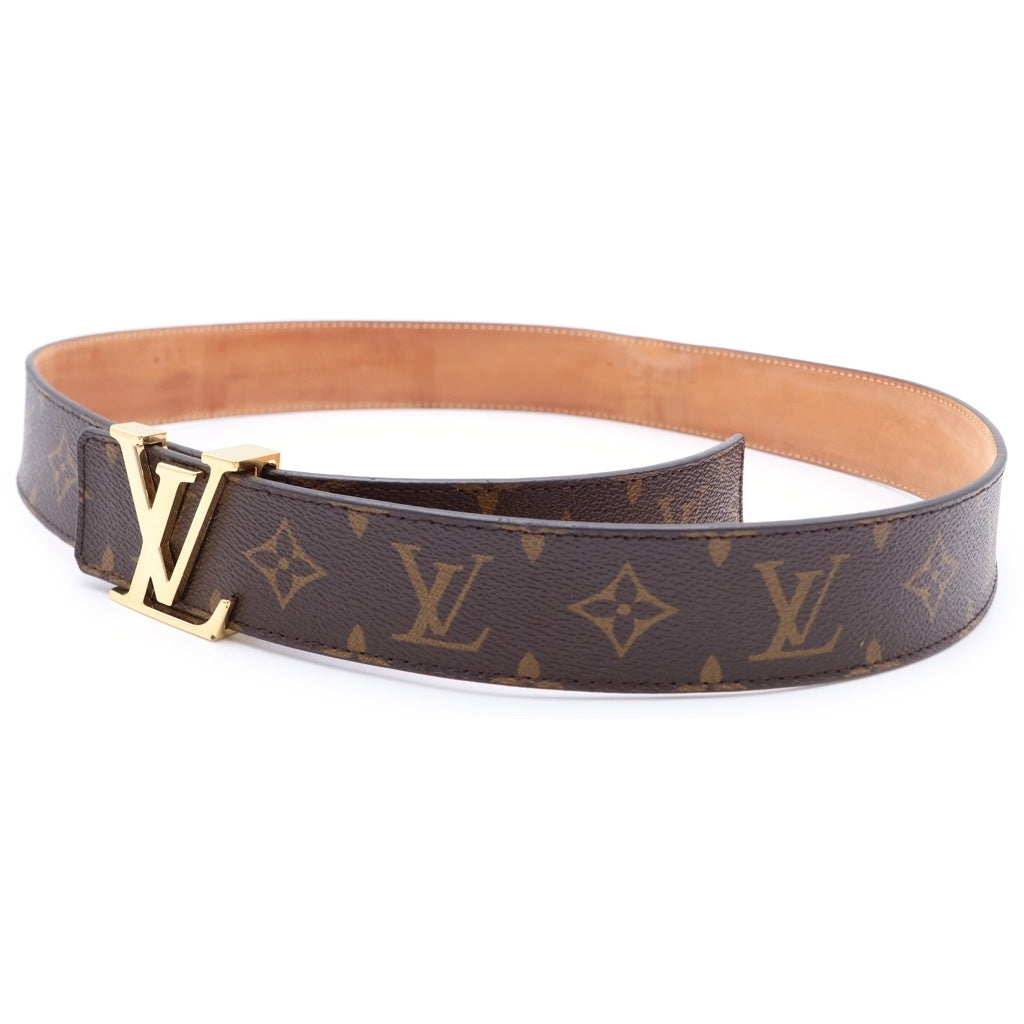 LOUIS VUITTON(ルイヴィトン) Ceinture LV Initiales M9608 サンチュール イニシアル モノグラム レザーベルト ブラウン