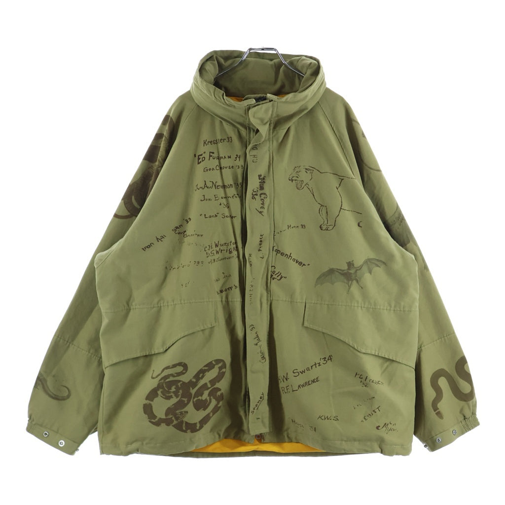 NEXUS7(ネクサスセブン) SALVAGE MEMORIAL JKT ヴィンテージ加工 サルベージ メモリアルジャケット カーキ RTA-NJK-J0B