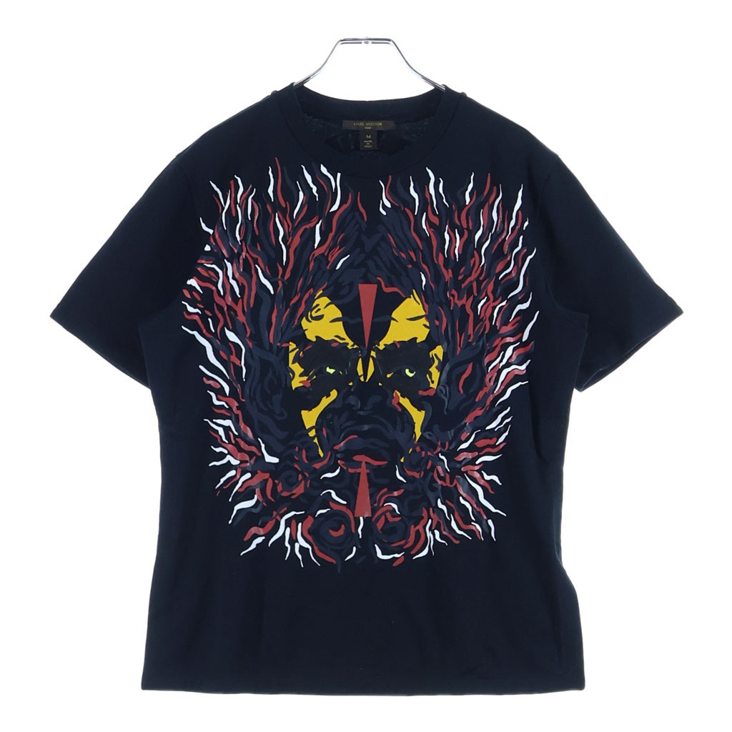 LOUIS VUITTON(ルイヴィトン) 17SS TRUNK&BAGS トランクアンドバックス フロントプリント半袖Tシャツ カットソー ブラック RW171B AXQ FBTS2