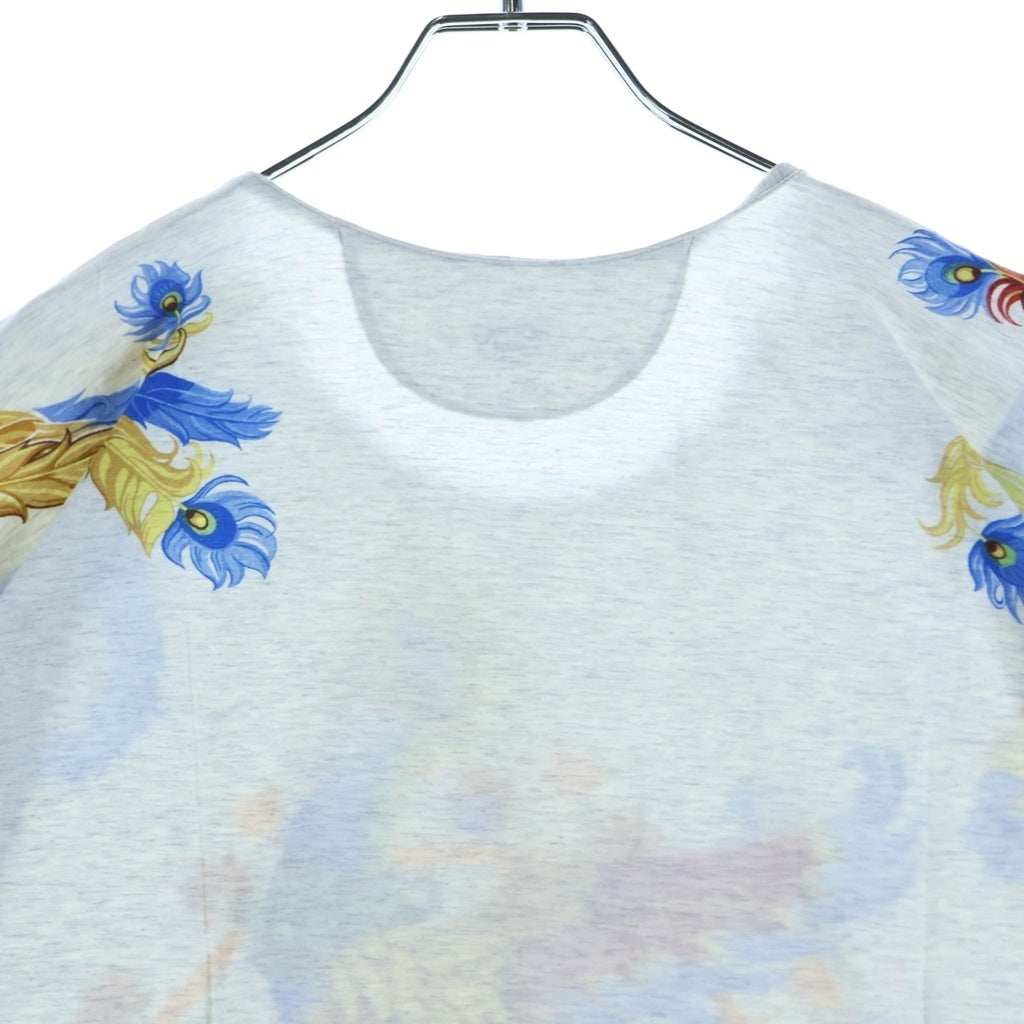 HERMES(エルメス) フロント フェニックスプリント 半袖Tシャツ カットソー グレー 46-7612