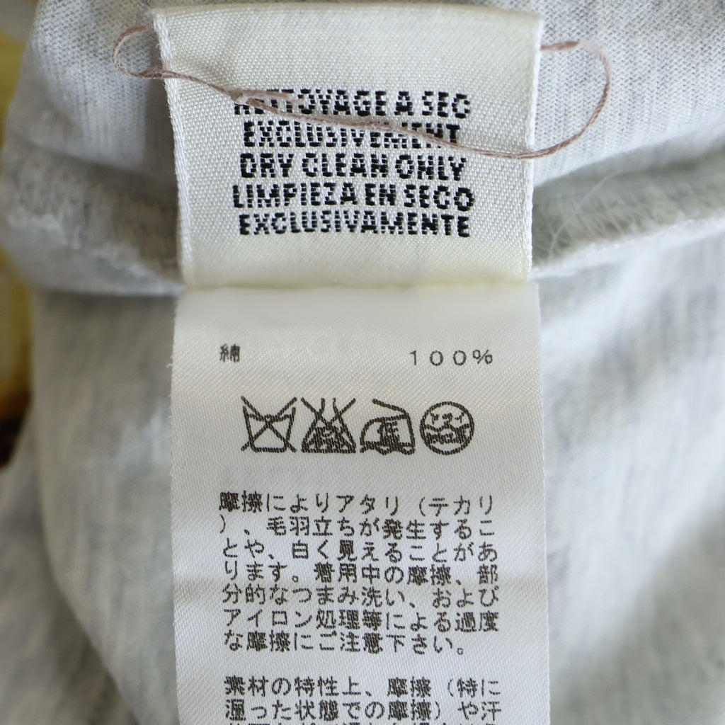 HERMES(エルメス) フロント フェニックスプリント 半袖Tシャツ カットソー グレー 46-7612