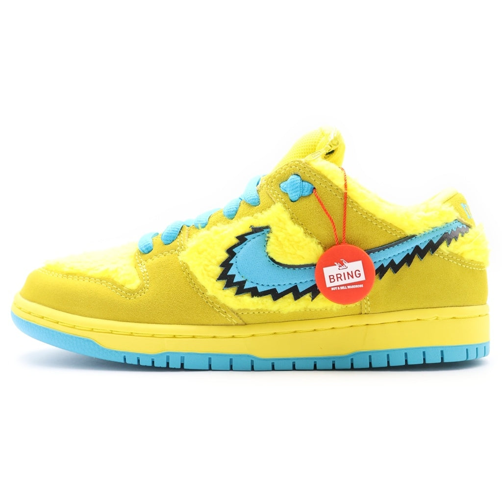 NIKE(ナイキ) ×Grateful Dead DUNK LOW Yellow Bear CJ5378-700 ダンク グレイトフルデッド ローカットスニーカー シューズ イエロー/ブルー US7/25.0cm
