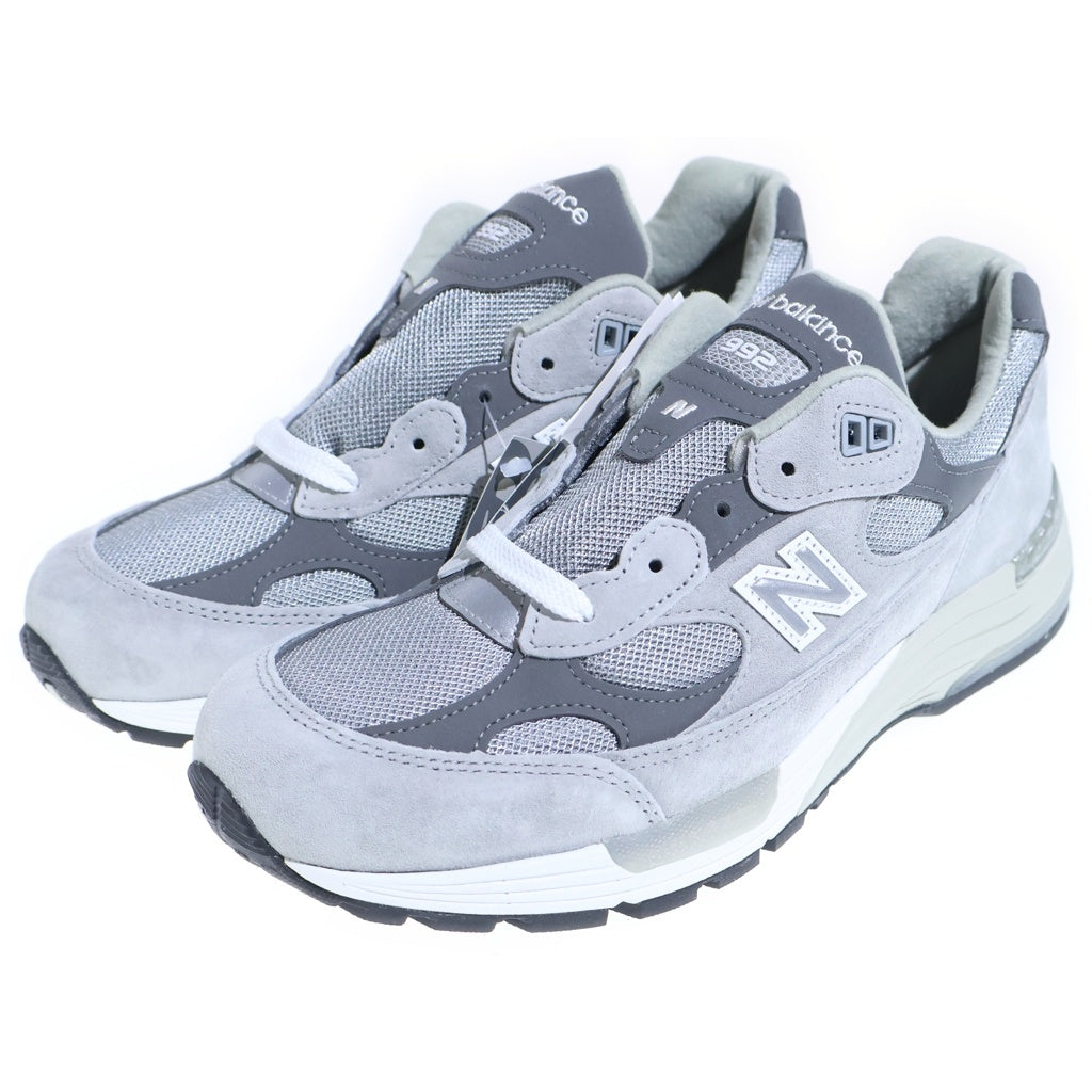 New Balance(ニューバランス) U992GY 2025 USA製 メッシュ ローカットスニーカー シューズ グレーUS8.5/26.5cm
