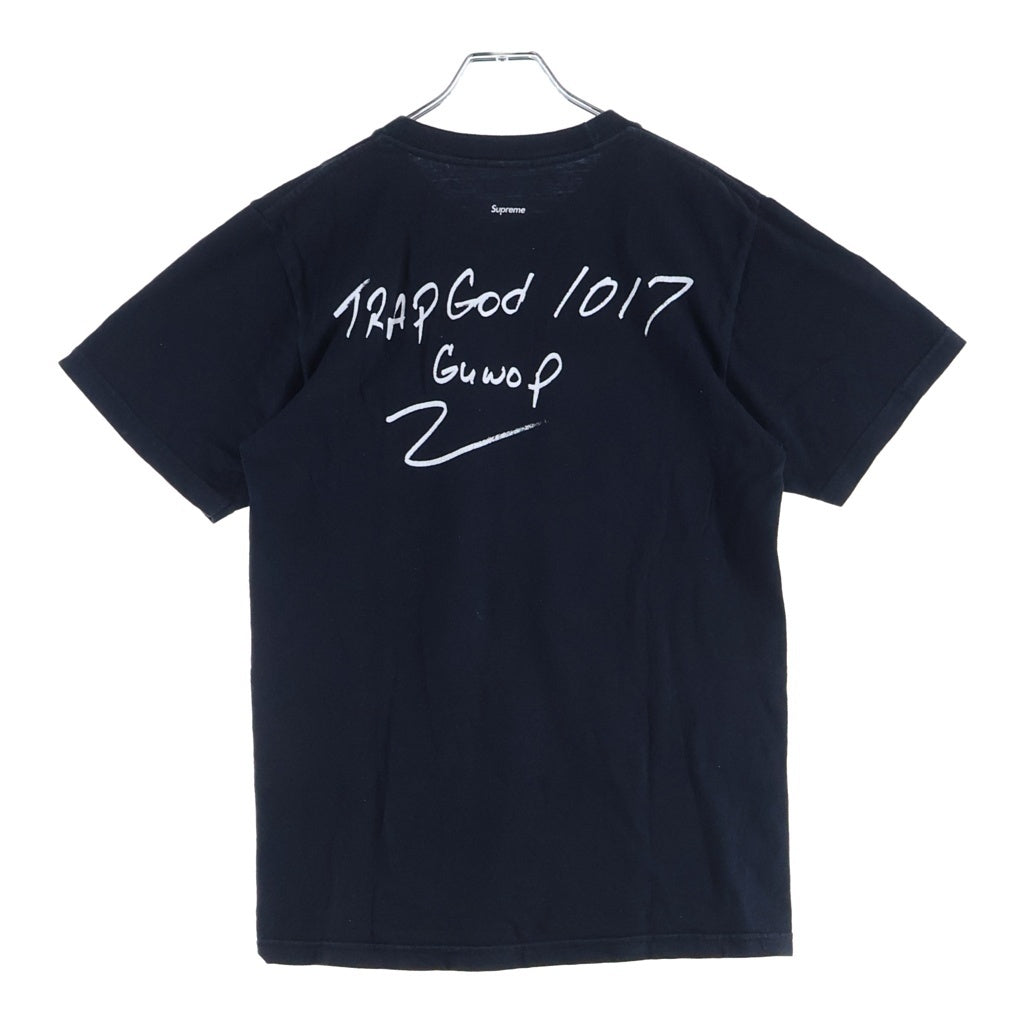 SUPREME(シュプリーム) 16AW Gucci Mane Tee フロントプリント 半袖Tシャツ カットソー ブラック