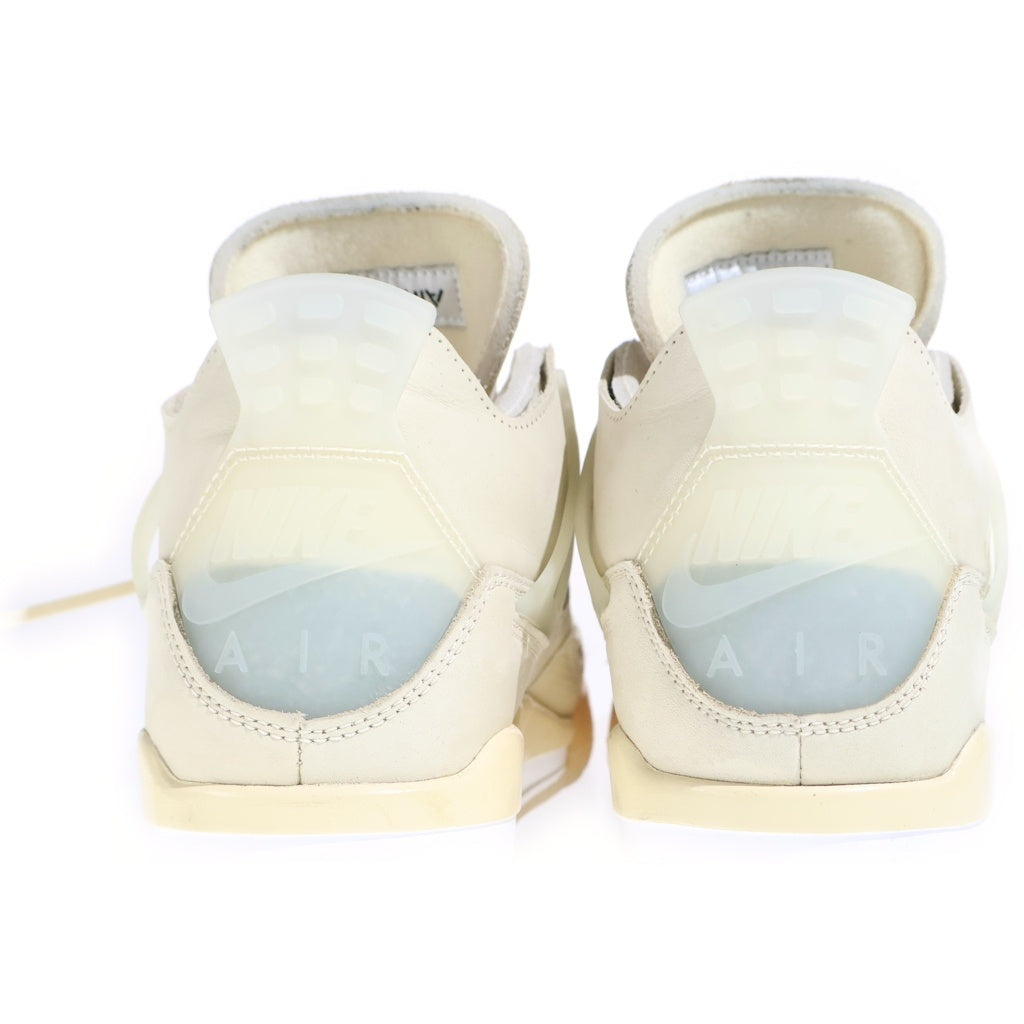 NIKE(ナイキ) × OFF WHITE Air Jordan 4 SP CV9388-100 エアジョーダン4 ミッドカットスニーカー シューズ ベージュ US9/26.0cm