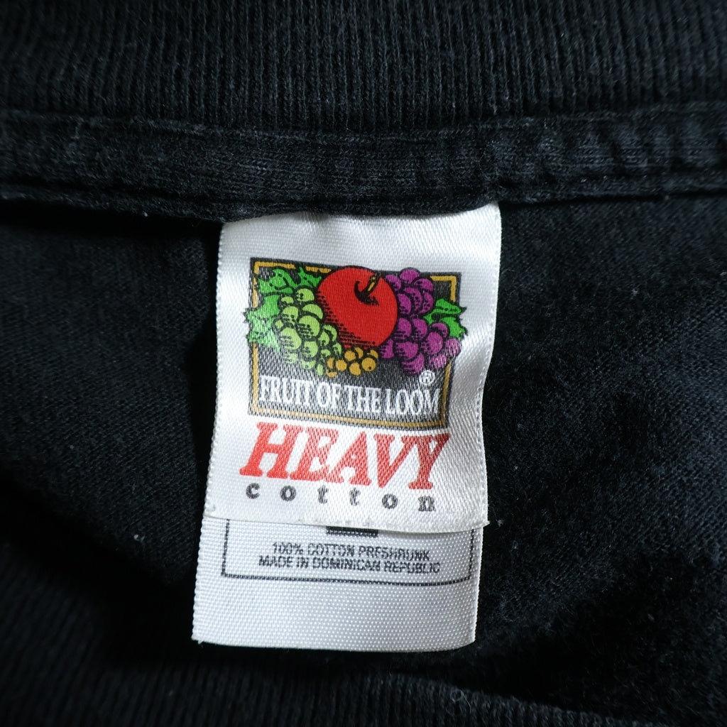 VINTAGE(ヴィンテージ) 90-00S SCARFACE TEE FRUIT OF THE LOOM スカーフェイス 片面プリント クルーネック 半袖Tシャツ カットソー ブラック