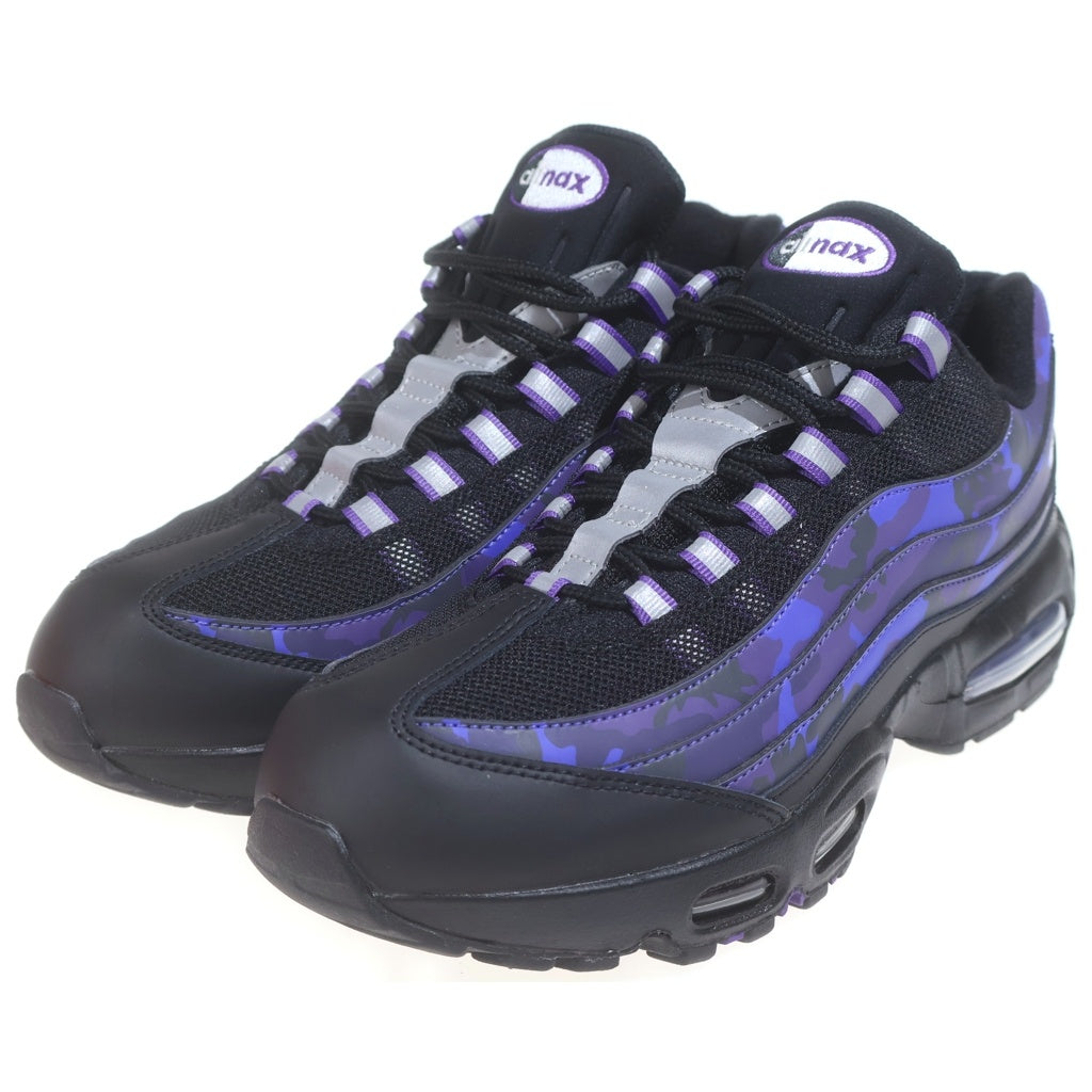 NIKE(ナイキ) AIR MAX 95 Court Purple Camo エアマックス コートパープルカモ ローカットスニーカー ブラック US10/28.0cm HQ1973-500