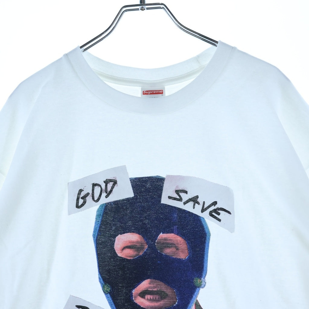 SUPREME(シュプリーム) 26SS God Save Us Tee ゴッド セイブ アス フロントプリント クルーネック半袖tシャツ カットソー ホワイト