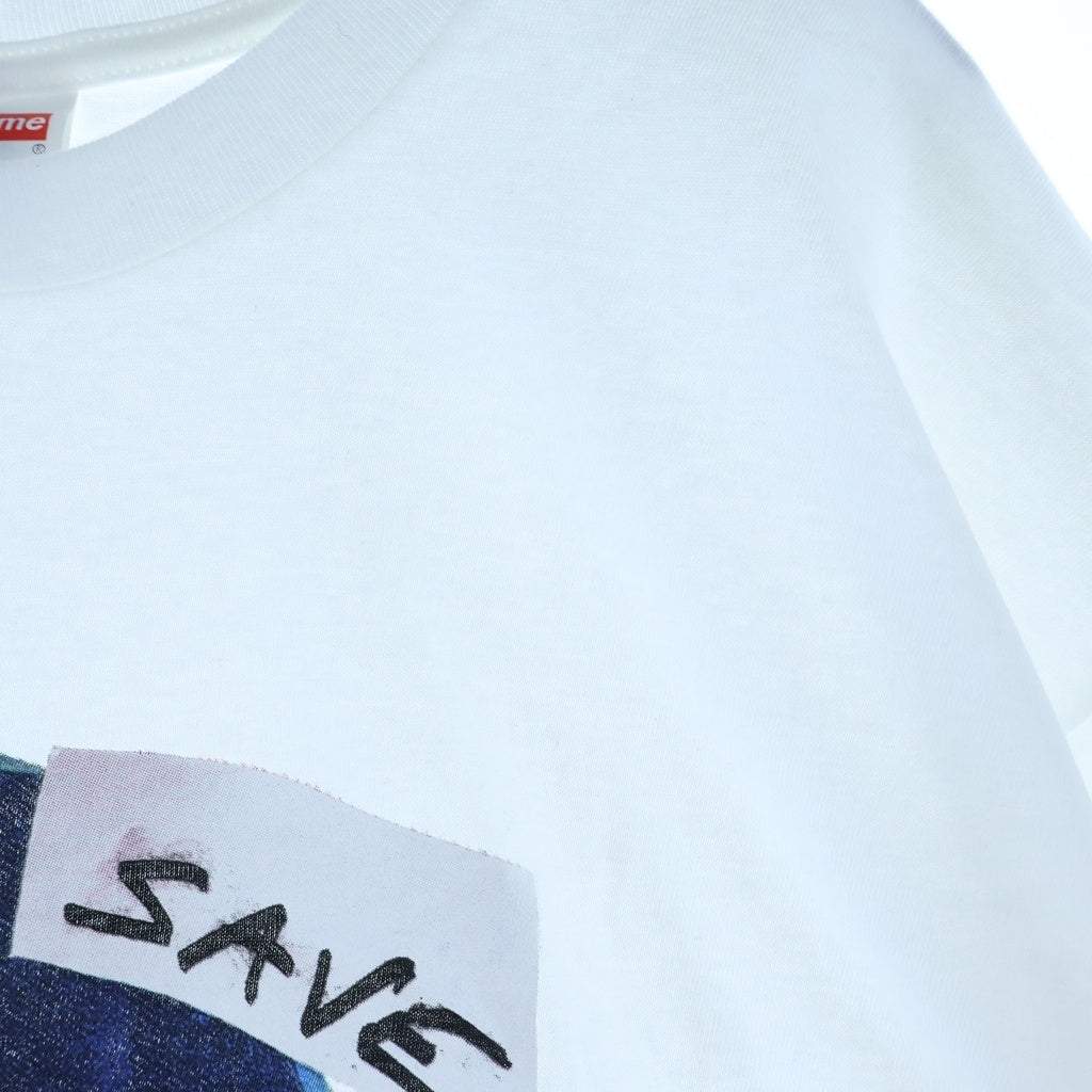 SUPREME(シュプリーム) 26SS God Save Us Tee ゴッド セイブ アス フロントプリント クルーネック半袖tシャツ カットソー ホワイト