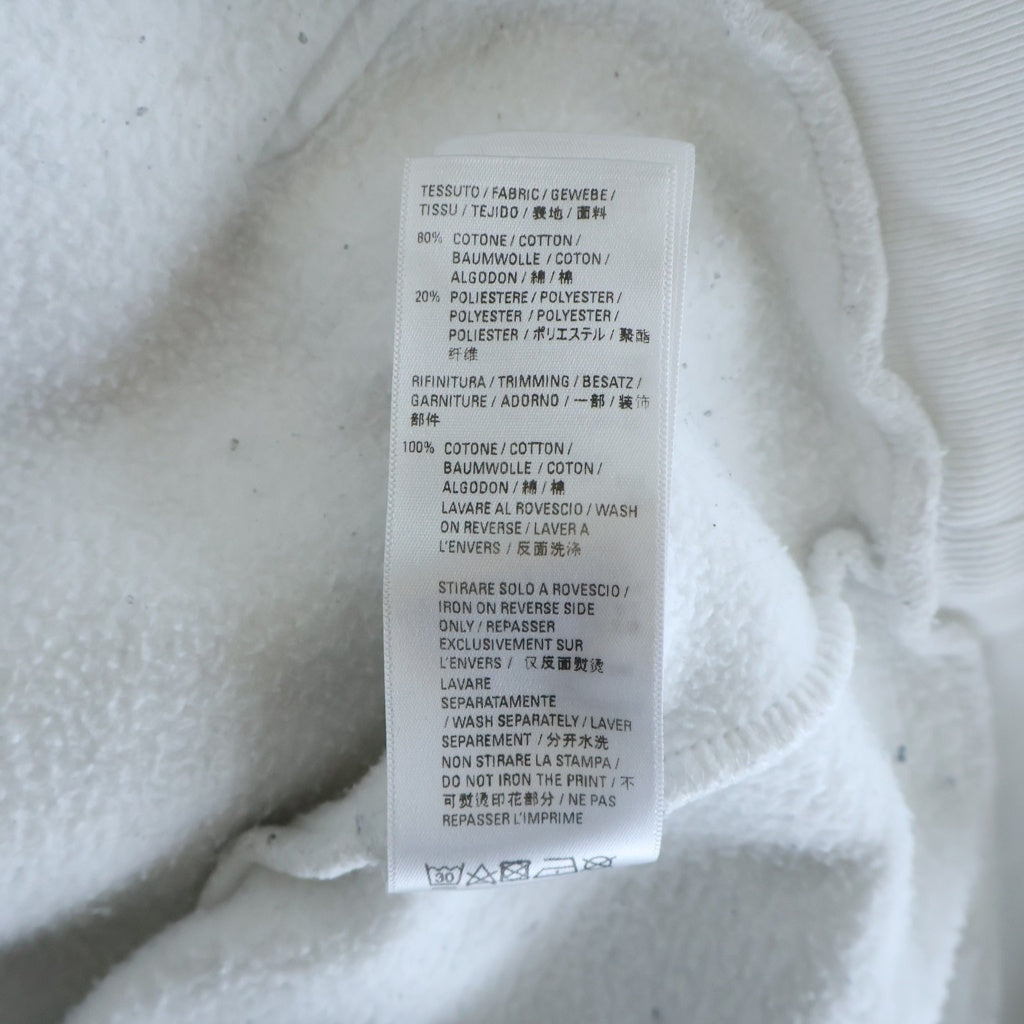 BALENCIAGA(バレンシアガ) 22SS スライムペイントロゴ フーディー プルオーバー スウェットパーカー ホワイト 875003 TLVF2