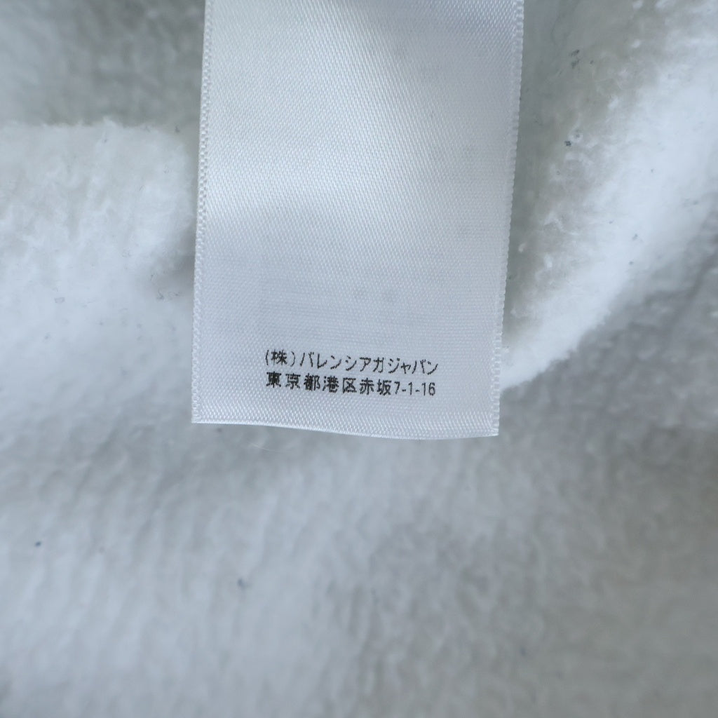 BALENCIAGA(バレンシアガ) 22SS スライムペイントロゴ フーディー プルオーバー スウェットパーカー ホワイト 875003 TLVF2