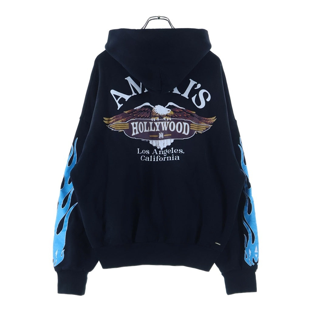 AMIRI(アミリ) MA FLAMES ZIP HOODIE アームフレイム ジップアップ