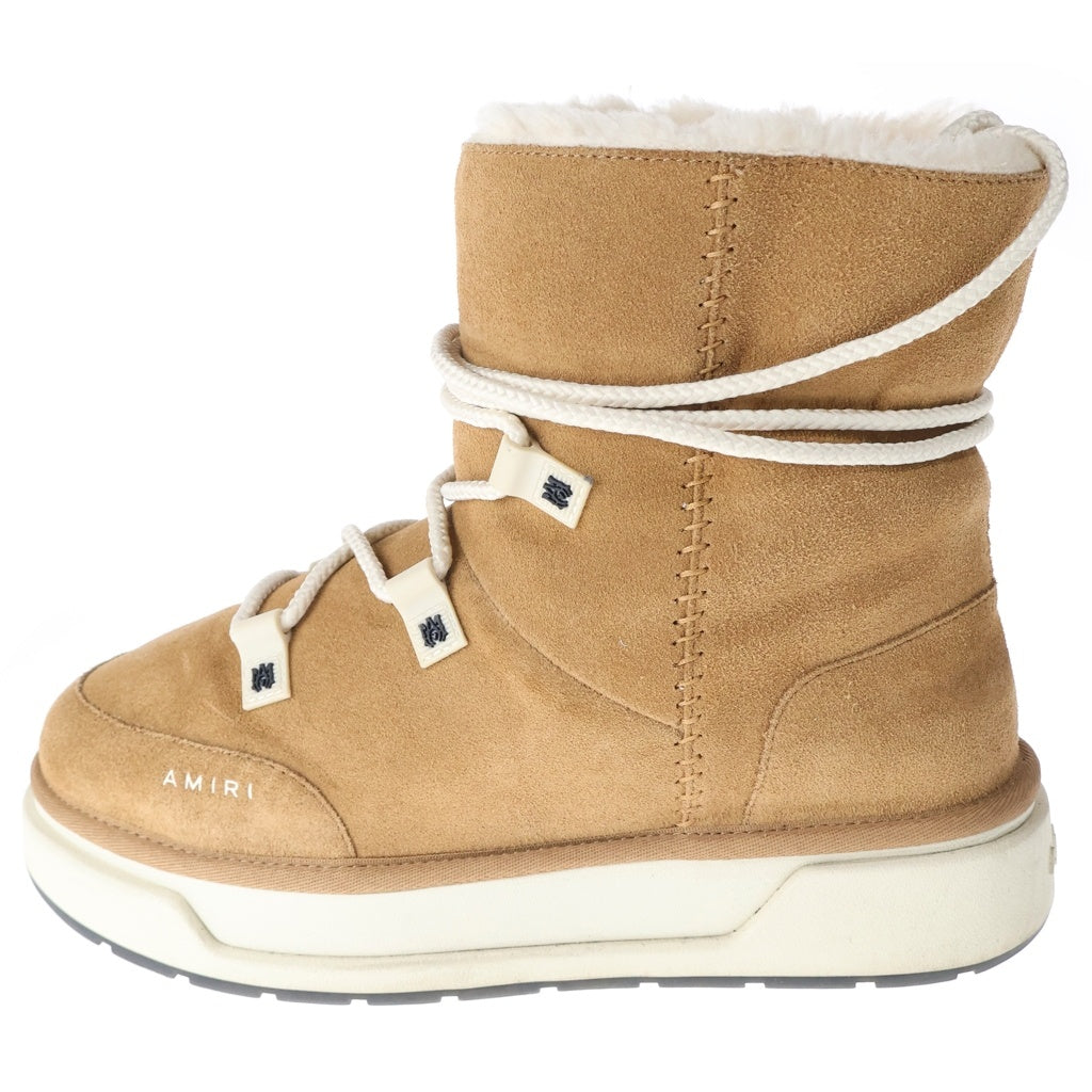 AMIRI(アミリ) Malibu Hi レースアップ ムートン ハイカットブーツ ブラウン US11/29.0cm PS24MFB006-210