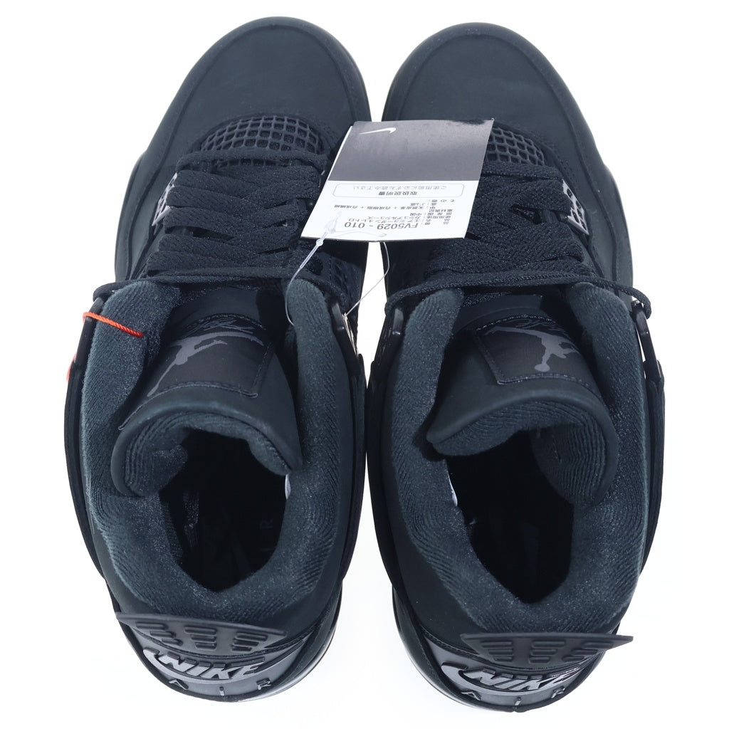 NIKE(ナイキ) AIR JORDAN 4 BLACK CAT FV5029‐010 エアジョーダン4 ブラックキャット ハイカットスニーカー シューズ ブラック US9/27.0cm