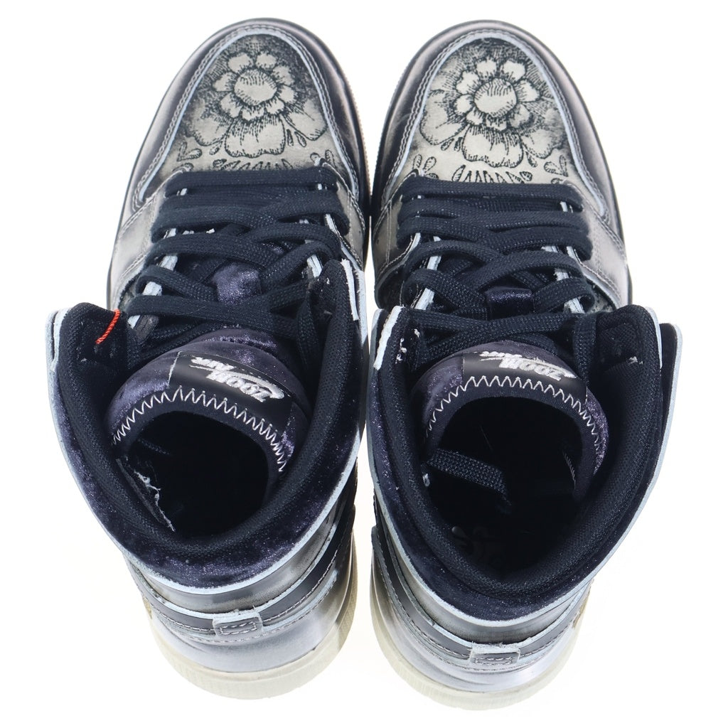 NIKE(ナイキ) AIR JORDAN 1 ZM CMFT 2 PRM エア ジョーダン 1 ズーム コンフォート 2 プレミアム ハイカットスニーカー ブラック US8/26cm FQ8155-010