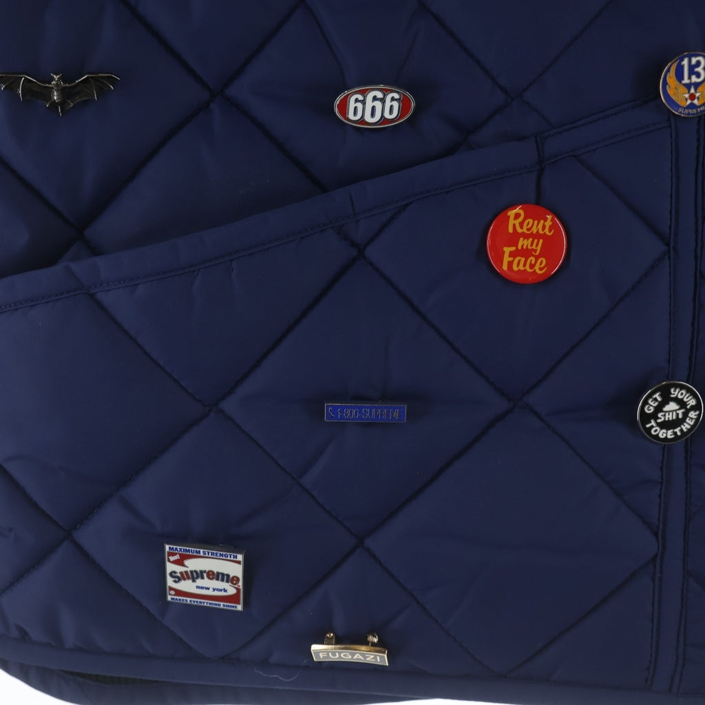 SUPREME(シュプリーム) 23AW Pins Quilted Work Vest ピンズ