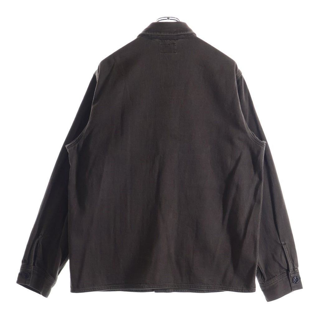 RRL(ダブルアールエル) DENIM SHIRTS JACKET ツイル ユーティリティ 長袖シャツ ジャケット ブラウン 782959682001