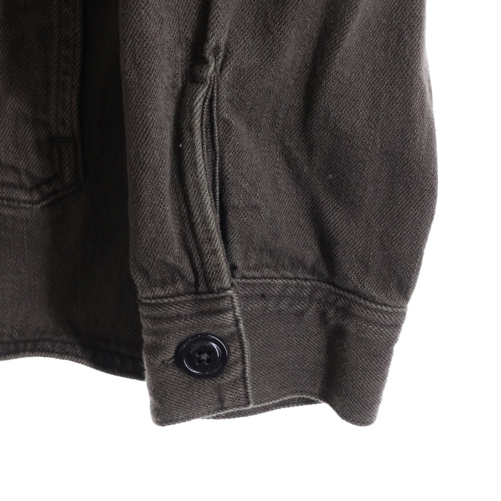 RRL(ダブルアールエル) DENIM SHIRTS JACKET ツイル ユーティリティ 長袖シャツ ジャケット ブラウン 782959682001