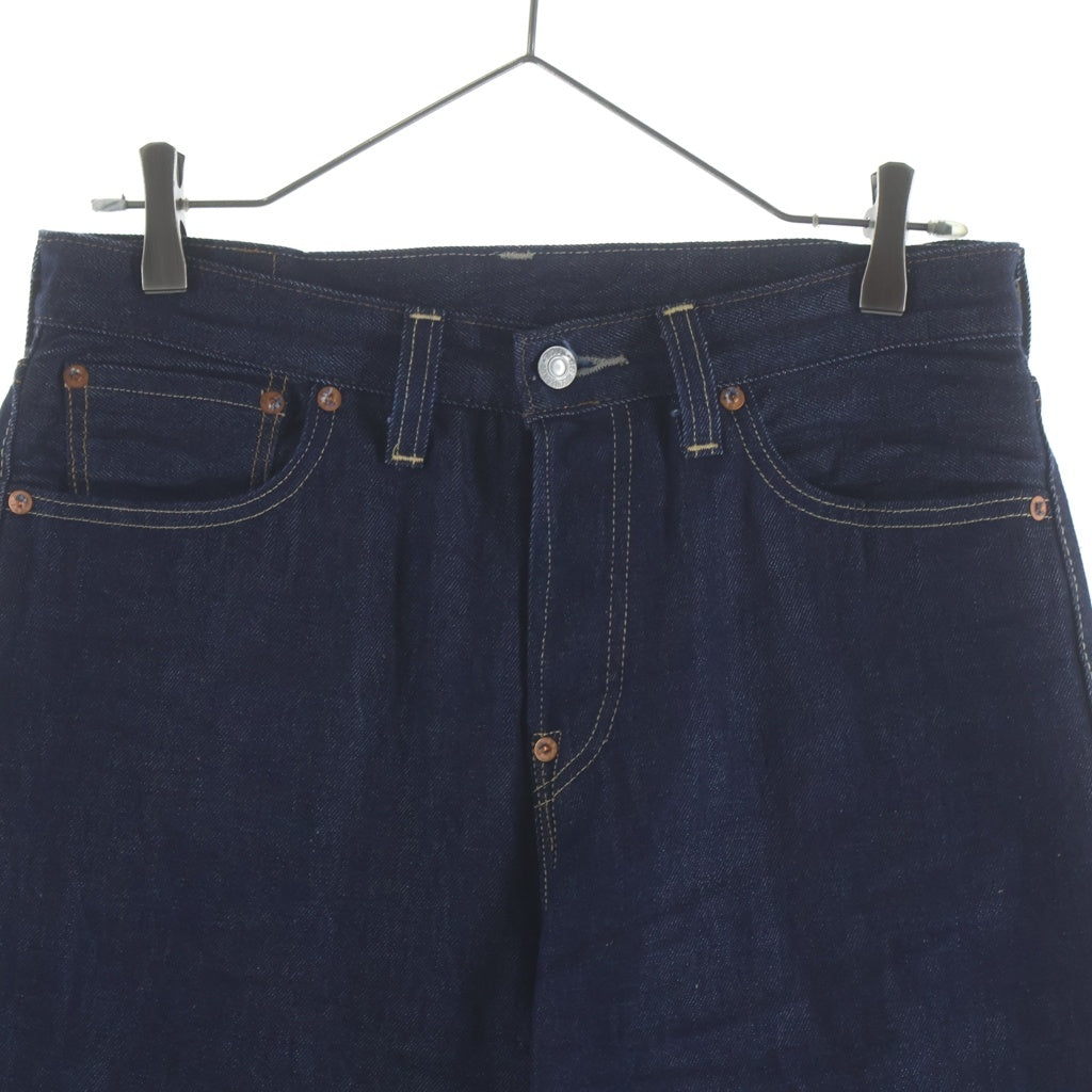 Levi's(リーバイス) 501XX ボタン裏3015 BIGE 復刻 シンチバック 革パッチ 隠しリベット ボタンフライ デニムパンツ インディゴ S110782