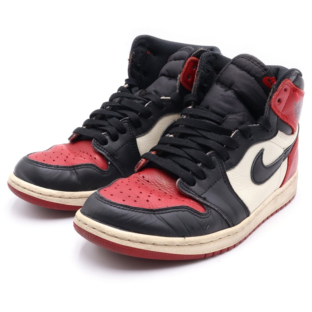 NIKE(ナイキ) AIR JORDAN 1 RETRO HIGH OG BRED TOE エアジョーダン1