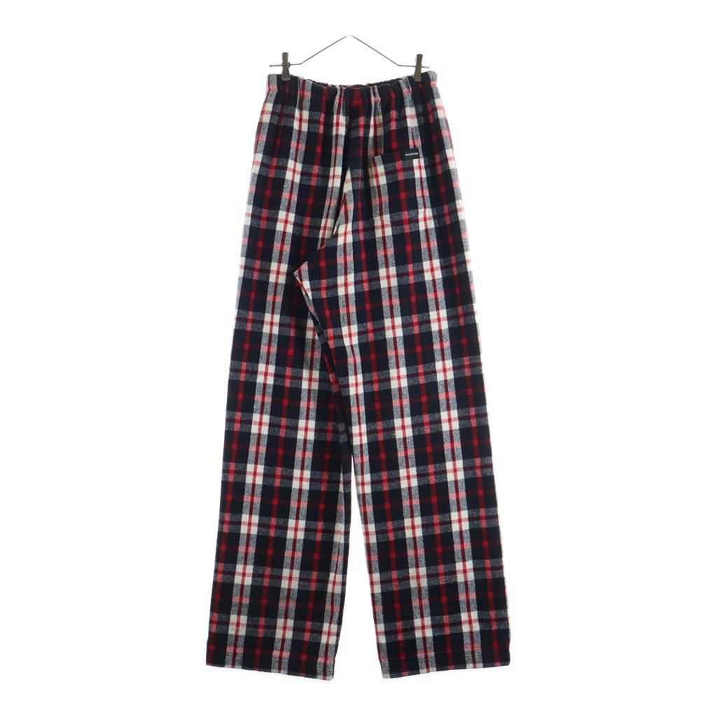 BALENCIAGA(バレンシアガ) チェック柄 コットンスウェットパンツ