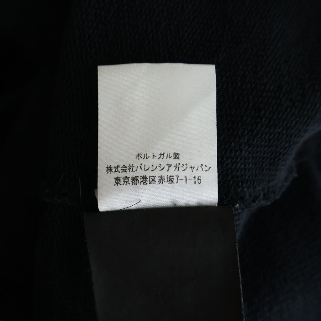 BALENCIAGA(バレンシアガ) 17AW OVERSIZED HOMME CITY オーバサイズ HOMME刺繍 スウェット トレーナー ブラック 485994 TWK22