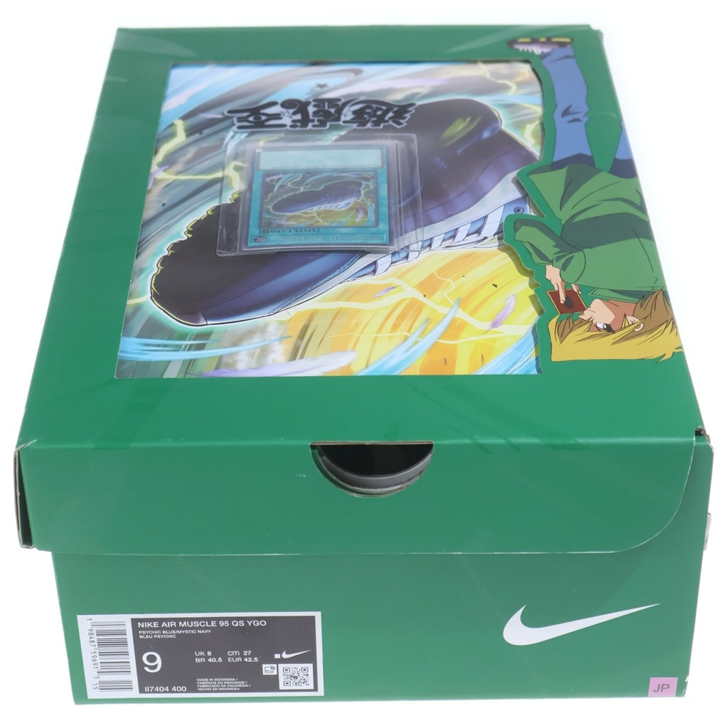 NIKE(ナイキ) ×遊戯王 AIR MAX 95 AIR MUSCLE JOEY エアマックス95 エアマッスル ジョーイ ローカットスニーカー ブルー US9/27cm II7404-400