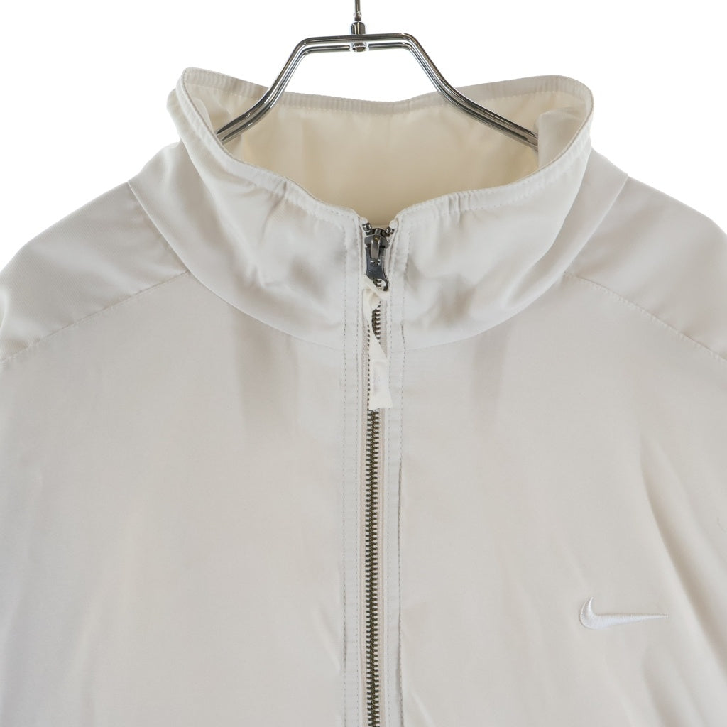 NIKE(ナイキ) Solo Swoosh Satin Bomber Jacket ロゴ刺繍 ジップアップ