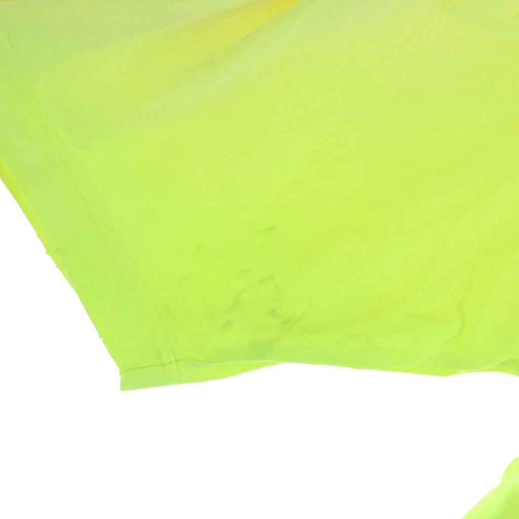 BALENCIAGA(バレンシアガ) 23SS Tape Type-Tshirt フロントロゴ 半袖Tシャツ イエロー 739784 TOVA9