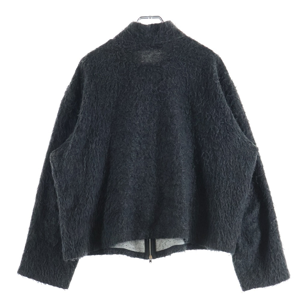 OUR LEGACY(アワーレガシー) 22AW SHRUNKEN FULLZIP POLO シュランケン フルジップ ポロ ジップアップ モヘアジャケット グレー M4226SD