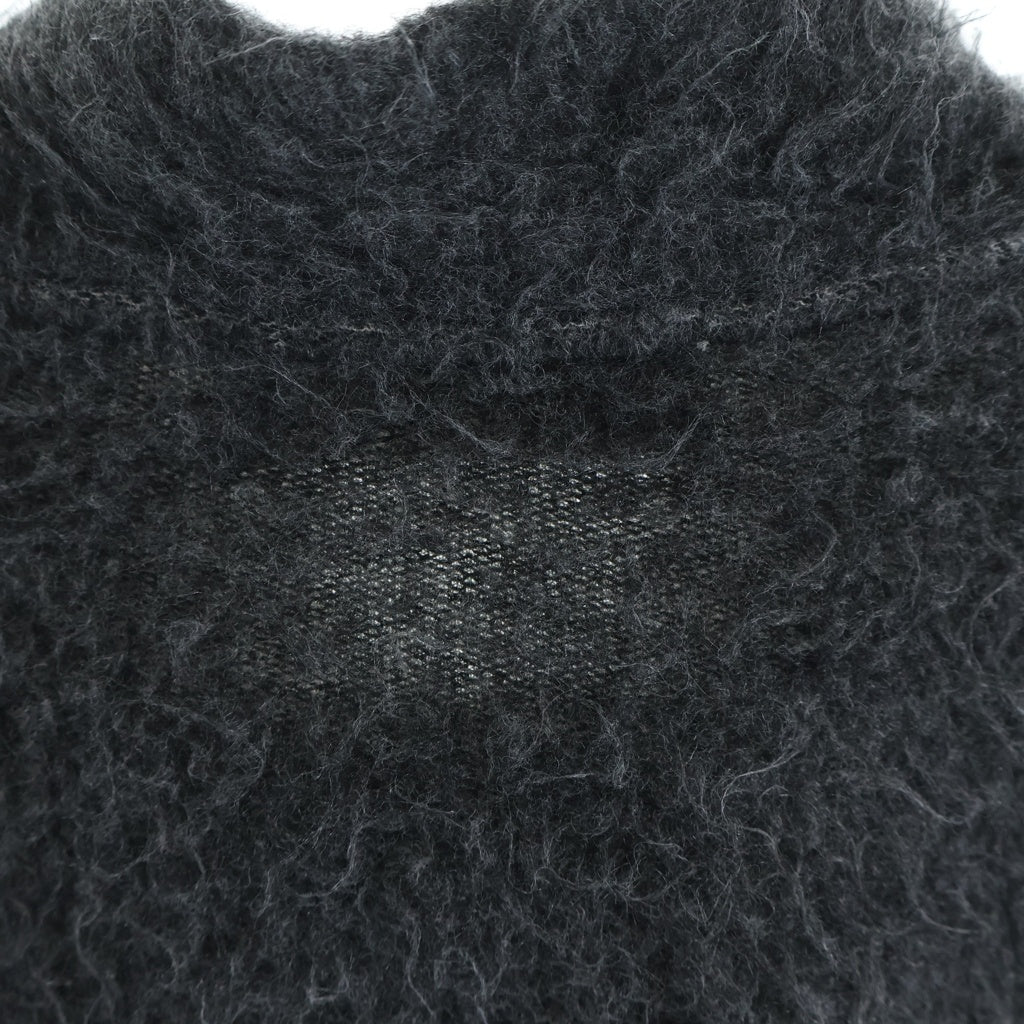 OUR LEGACY(アワーレガシー) 22AW SHRUNKEN FULLZIP POLO シュランケン フルジップ ポロ ジップアップ モヘアジャケット グレー M4226SD