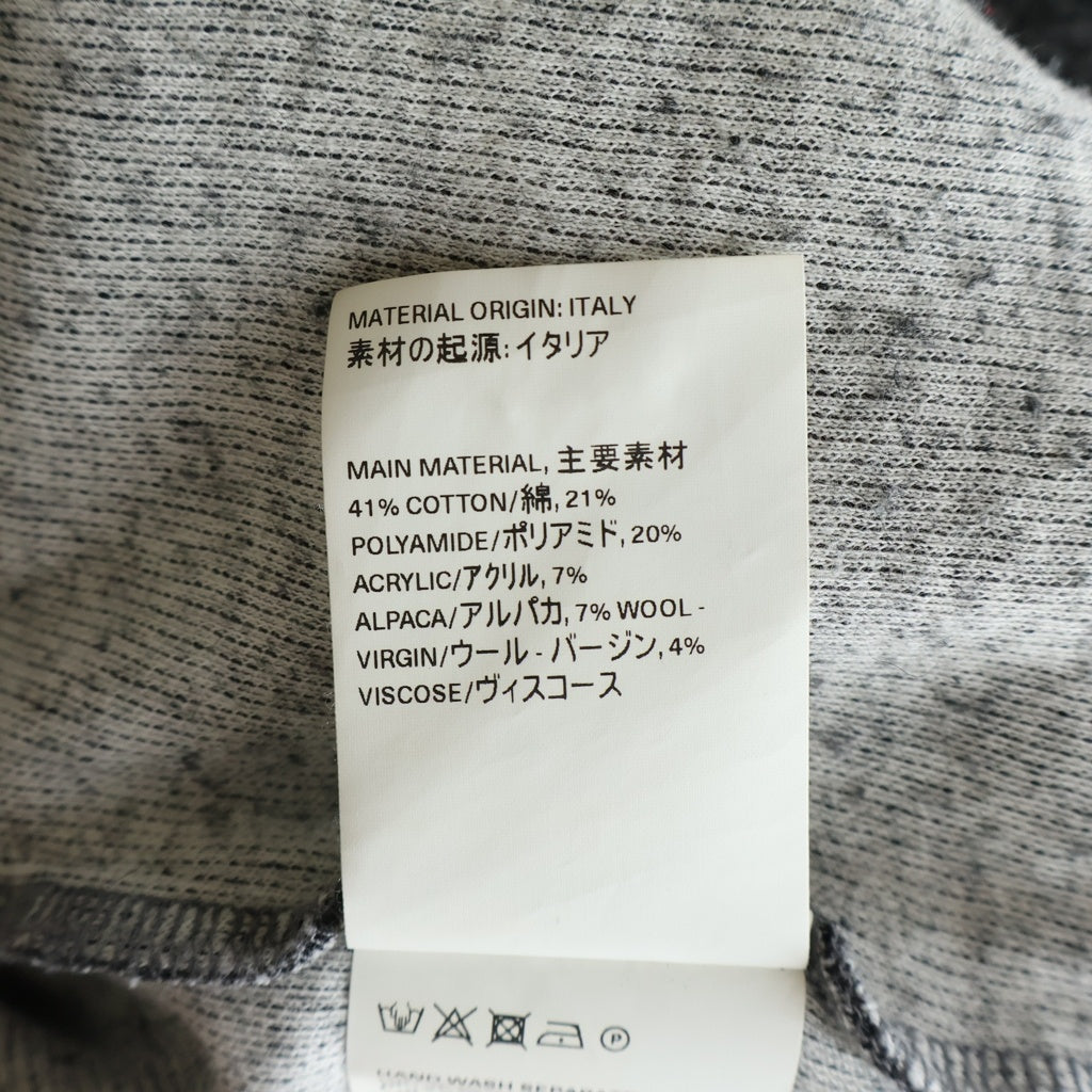 OUR LEGACY(アワーレガシー) 22AW SHRUNKEN FULLZIP POLO シュランケン フルジップ ポロ ジップアップ モヘアジャケット グレー M4226SD