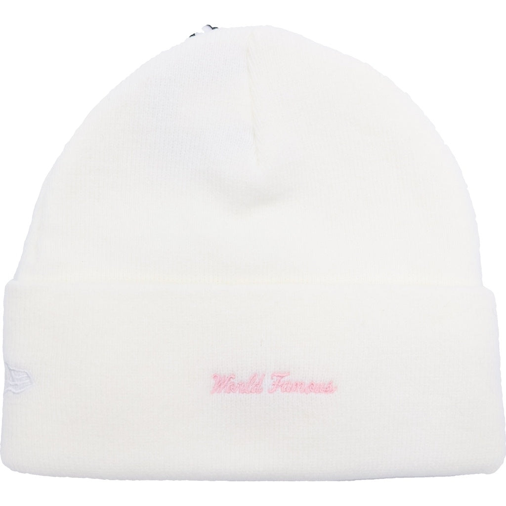 SUPREME(シュプリーム) 25AW New Era Box Logo Beanie ニューエラ ボックスロゴビーニー ニット帽 帽子 ホワイト/ピンク