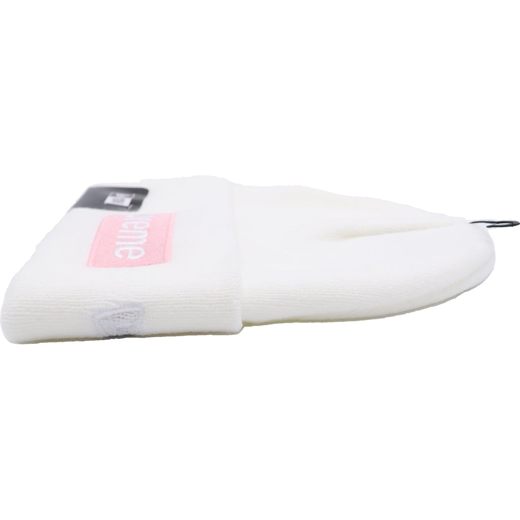 SUPREME(シュプリーム) 25AW New Era Box Logo Beanie ニューエラ ボックスロゴビーニー ニット帽 帽子 ホワイト/ピンク